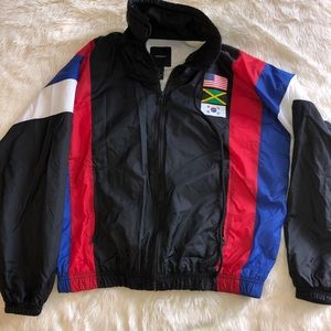 Zip up windbreaker